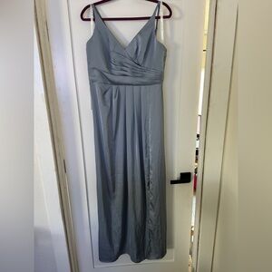 Azazie Aqua Bridesmaid Dress - dusty blue - A14